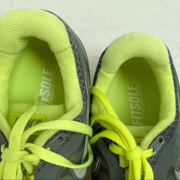 Nike Lunar Eclipse 2 gray and yellow running sneakers - Picture 7 of 9